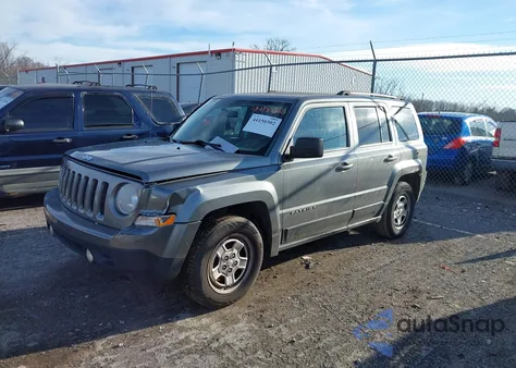 2012 Jeep Patriot Sport z USA, uszkodzony, nr VIN 1C4NJPBA1CD623335